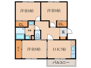 アメニティ興戸の物件間取画像